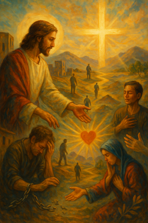Disciples going out on mission