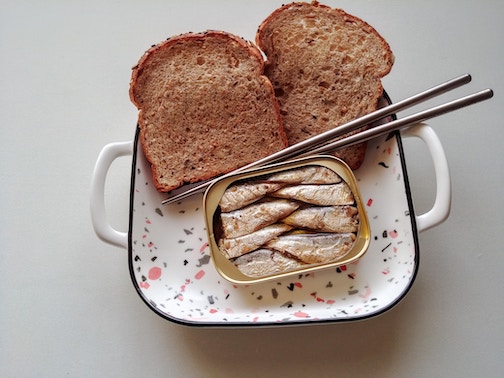 Toast and sardines