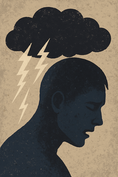 Dark cloud lightning fear