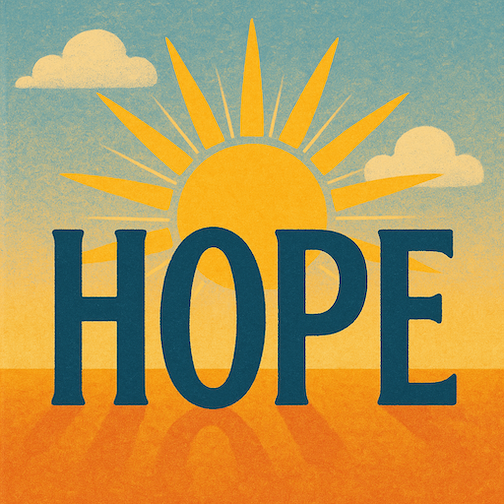 Hope in a sunrise